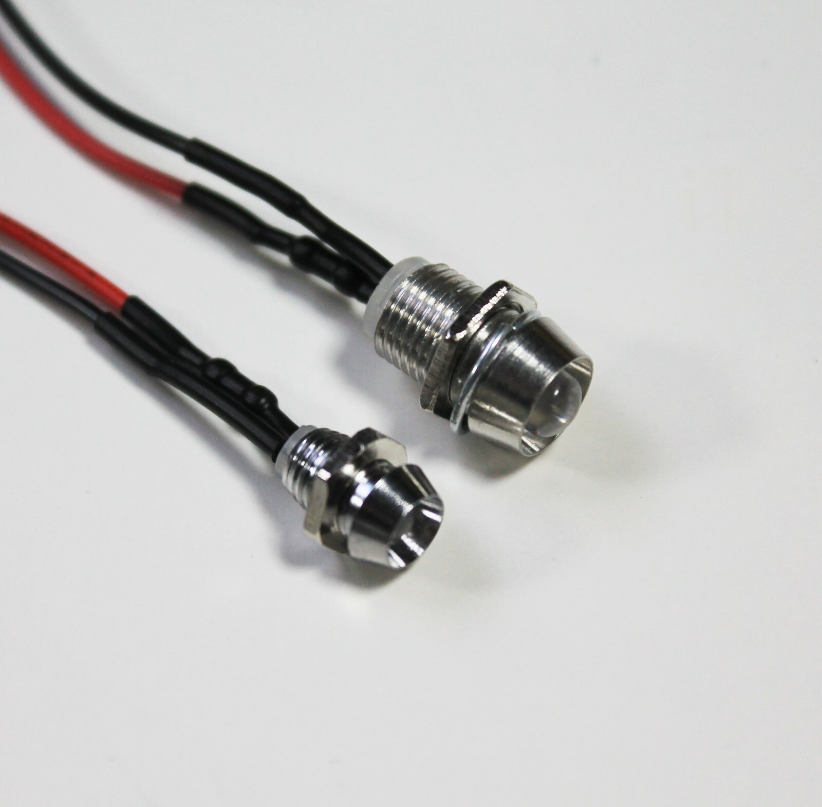 LED mit Fassung verkabelt 3mm/ 5mm 5V / 12V /24V mit 20cm Kabel Modellbau Hobby