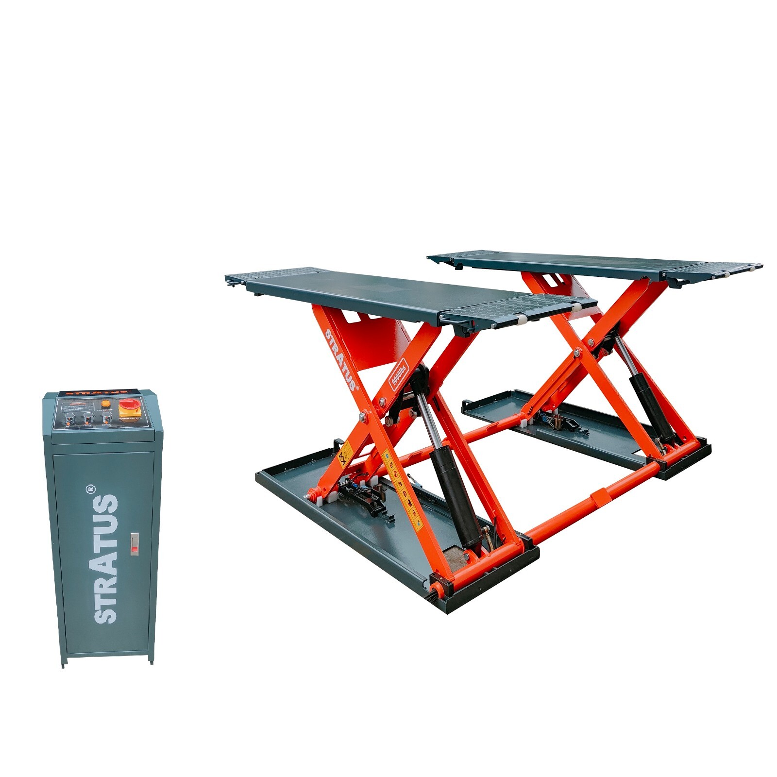 Stratus Extra Wide Extra Tall Mid Rise Car Lift SAE-MS9000XT - 220V