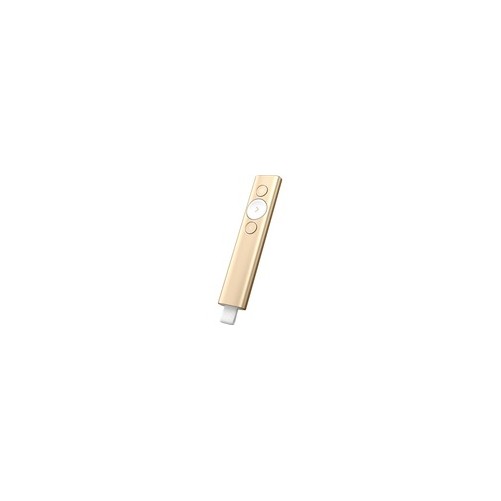 Logitech 910-004860 SPOTLIGHT PRESENTATION REMOTE GOLD NAVIGATE SLIDES 100FT AWA