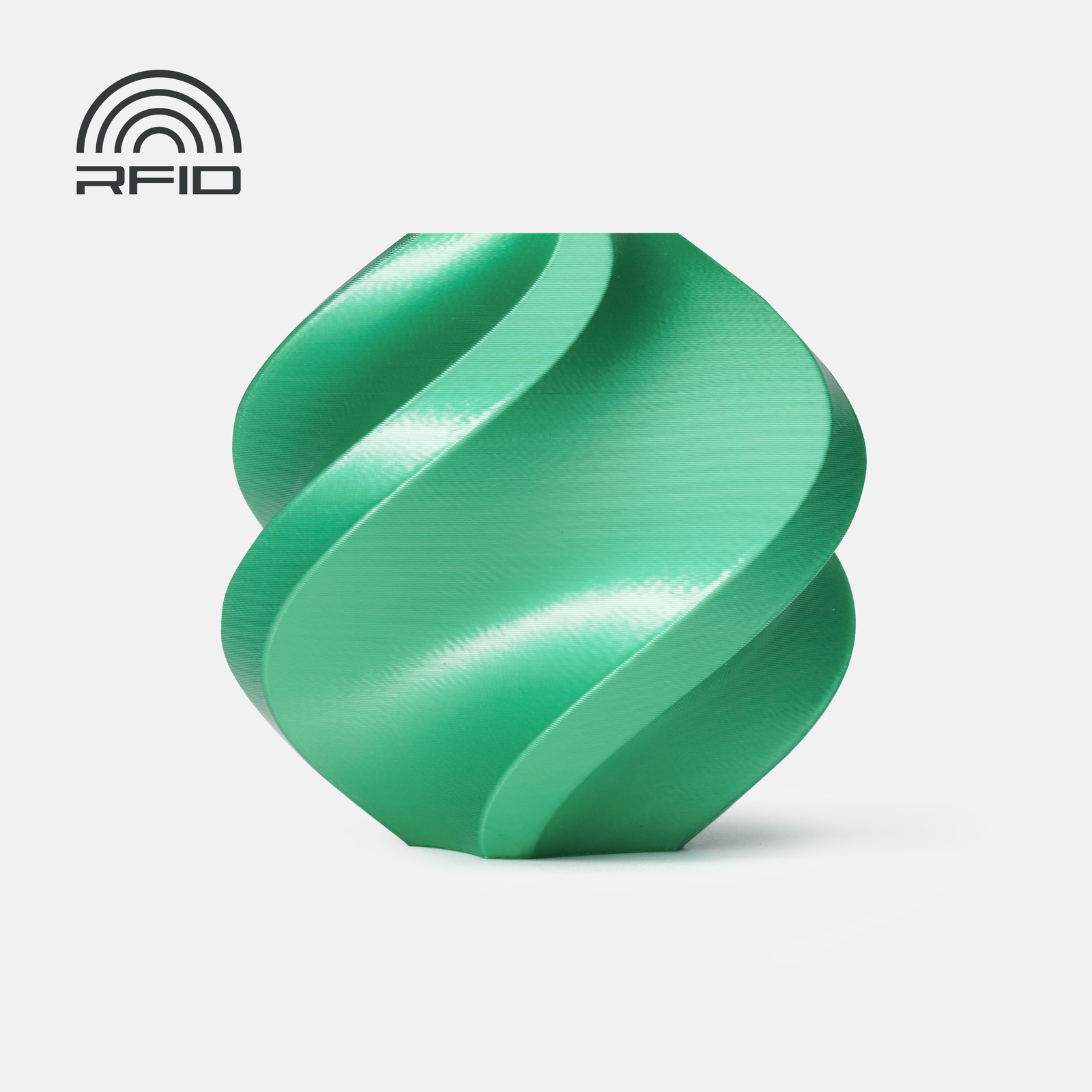 Bambu Lab 3D Printer Filament PLA Silk-Green