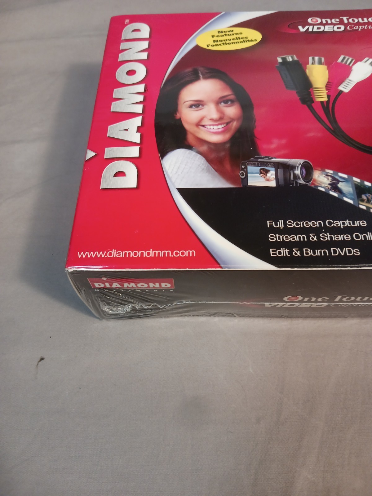 Diamond One Touch Video Capture VC500 USB 2.0 Capture Stream & Share Burn DVDs