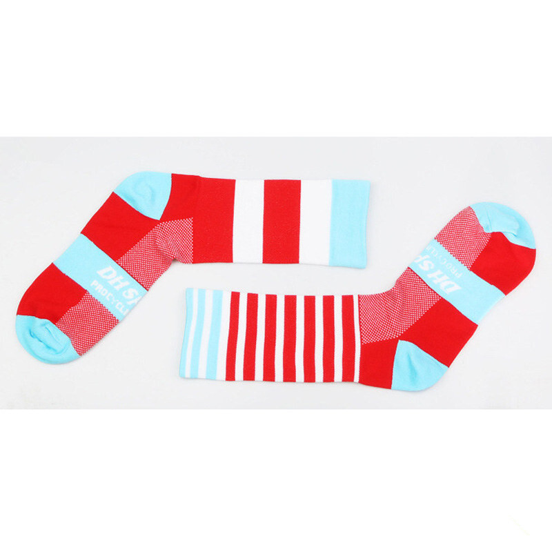 Pro Women Men Cycling Ankle Sports Socks XC Riding Bicycle Breathable Socks Cyan