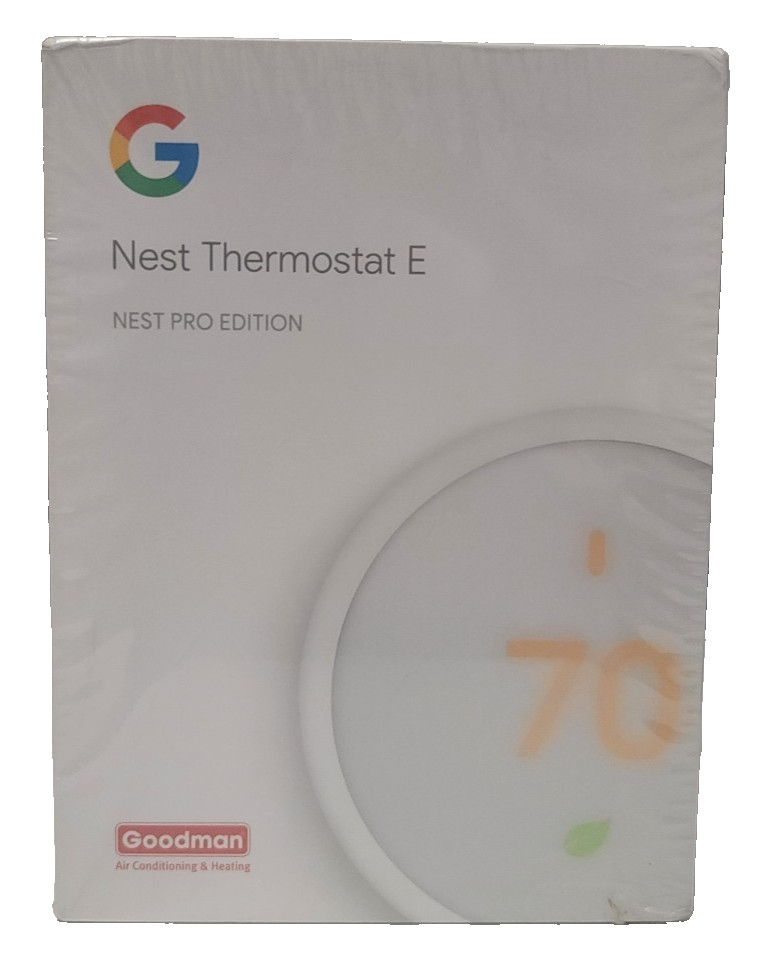 Google Nest Thermostat E - White (T4000ES) OPEN BOX RETURN FREE/FAST SHIP