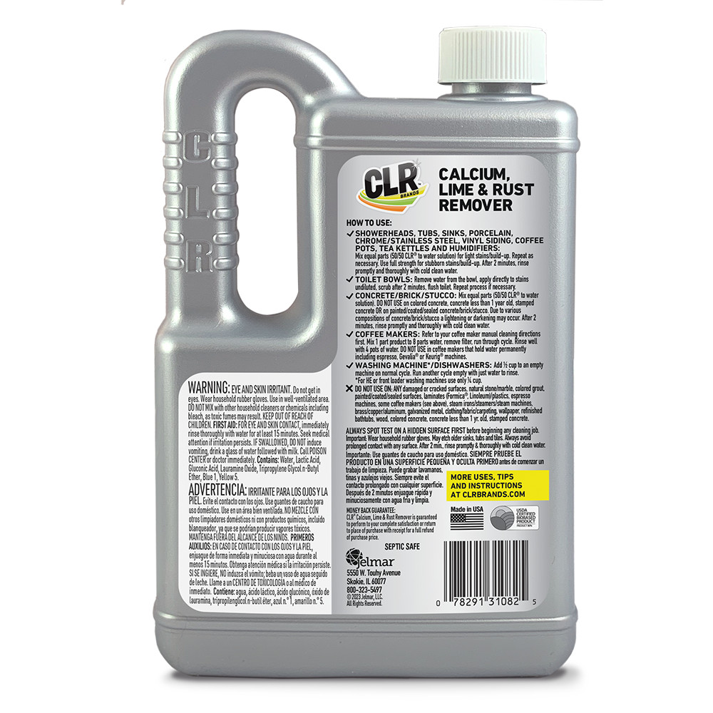 Calcium clr Lime Rust Limescale Stain Remover Cleaner 28 Oz