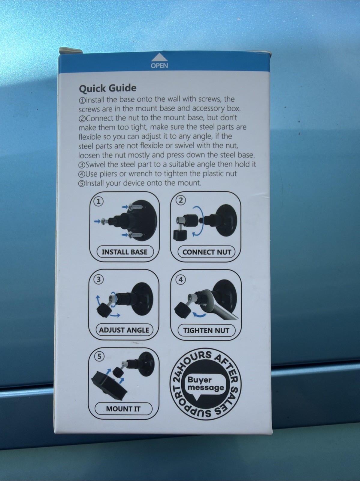 Quarble Full Angle Camera Wall Mount for Blink Camera