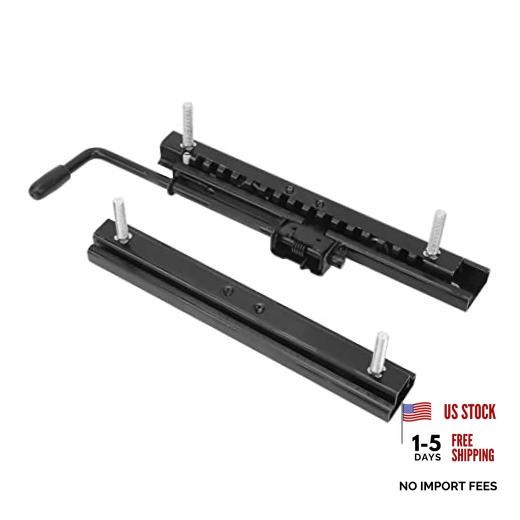 Seat Slider Track, 2PCS Seat Track Assembly Kit with Hardware, Adjustable Seat