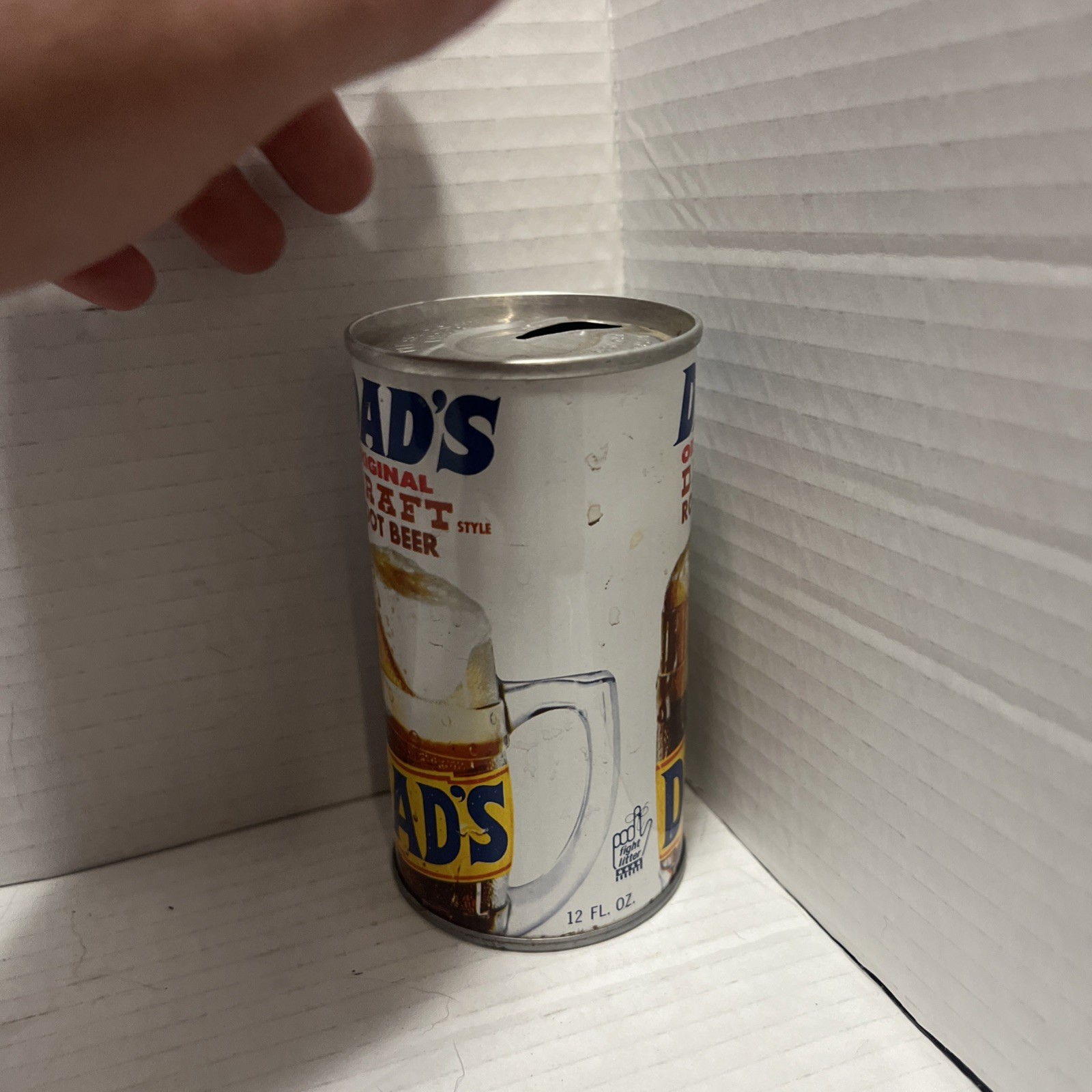 Cool Dads Root Beer "Ring Pull" Top 1970's Vintage Soda Can