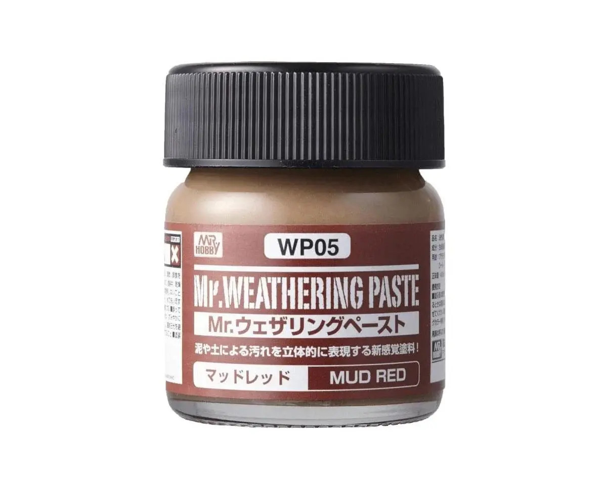 GUZWP05 GSI Creos Mr. Hobby WP05 Mr. Hobby Weathering Paste (Mud Red)