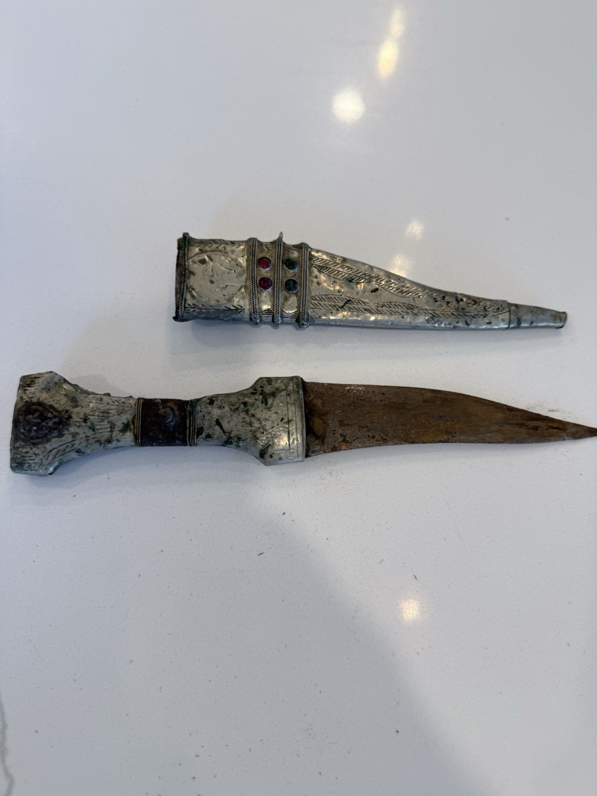Vintage Arabia Palestinian Jordanian Shibriya Jambiya Khanjar Bedouin Dagger