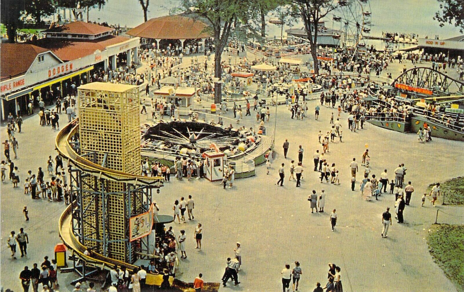 Chippewa Lake Ohio  Amusement Park 1960's Fridge Magnet