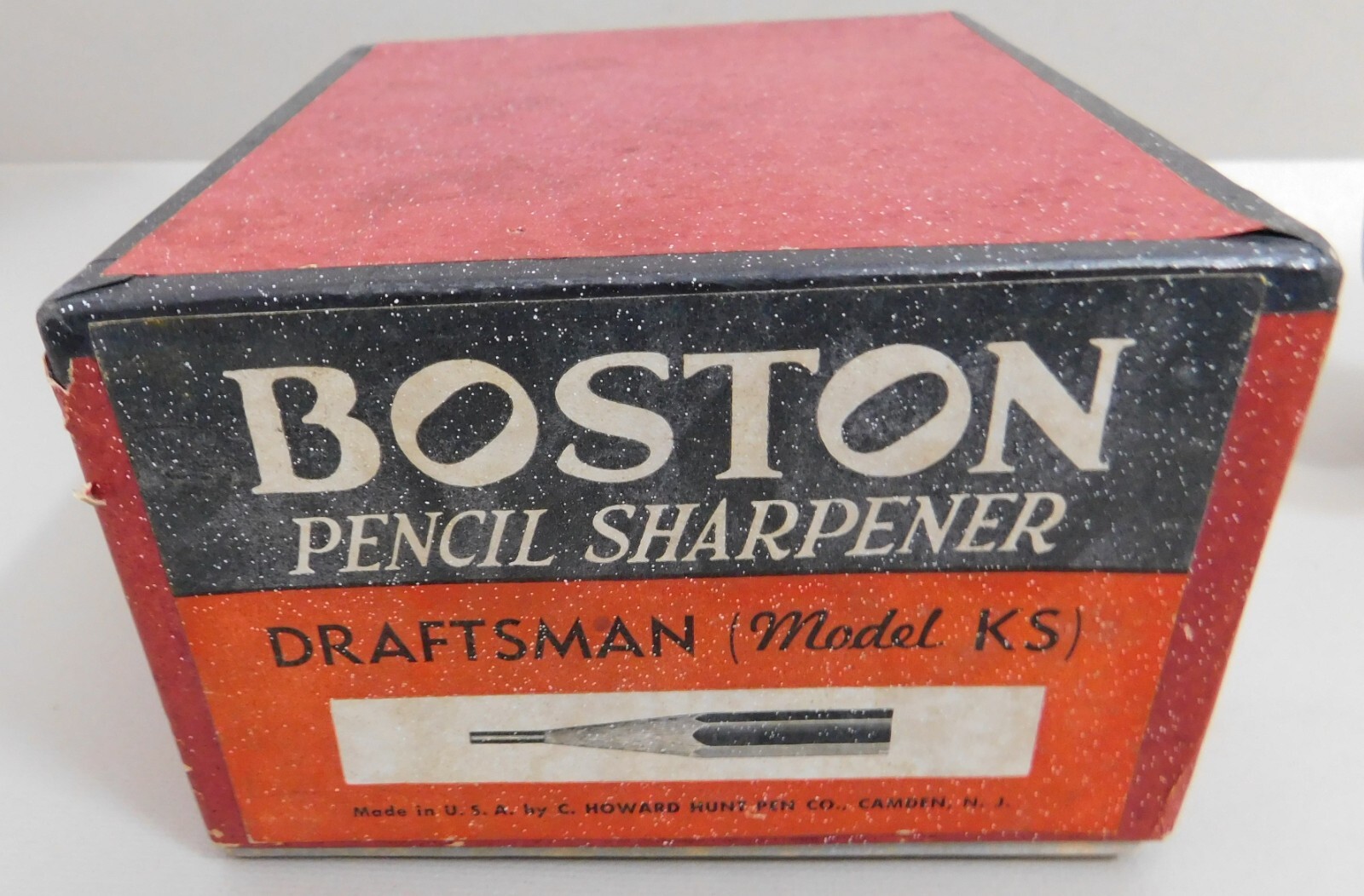 VTG Hunt Boston DRAFTSMAN Model KS Pencil Sharpener - BOX ONLY -  NO Sharpener