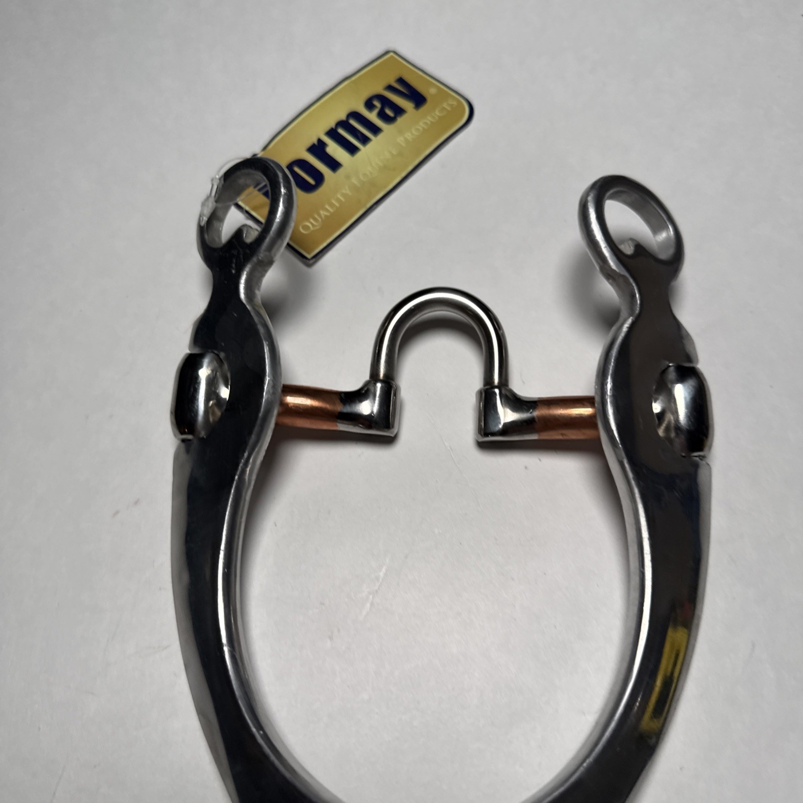 Formay Equine 5” MO Correction Bit - Copper Roller, 8-1/2” Cheeks New W/ Tag