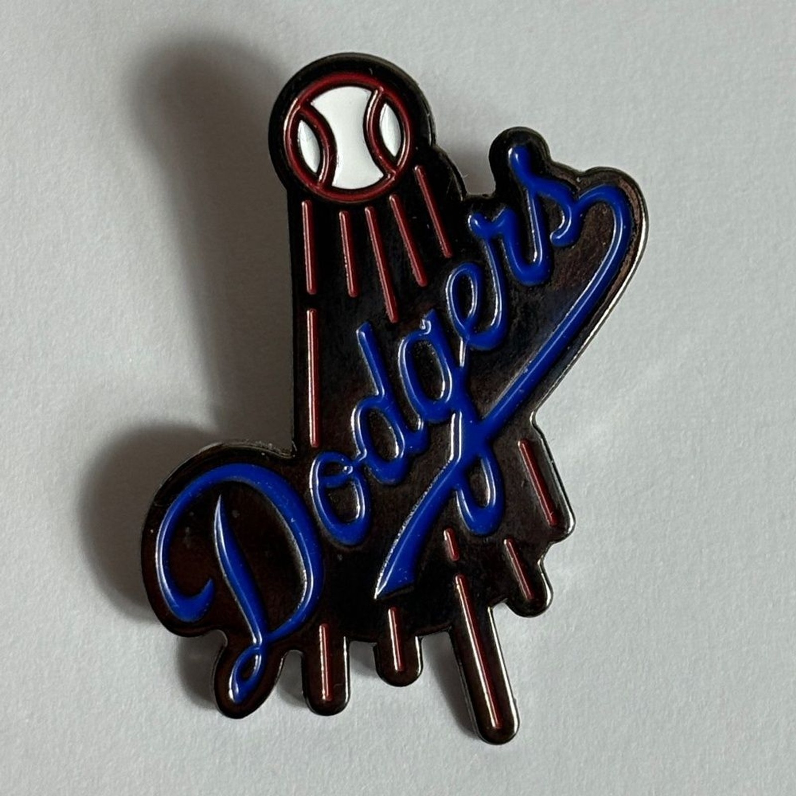 LA Dodgers Chrome Ball Hat Pin New Era Fitted Hats Bag Hatpin Los Angeles