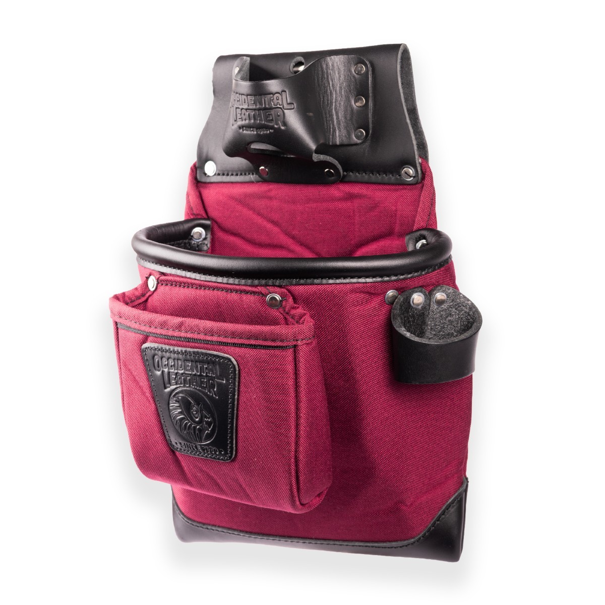 Occidental Leather 8582R FatLip™ Tool Bag- Deep Red MADE IN USA