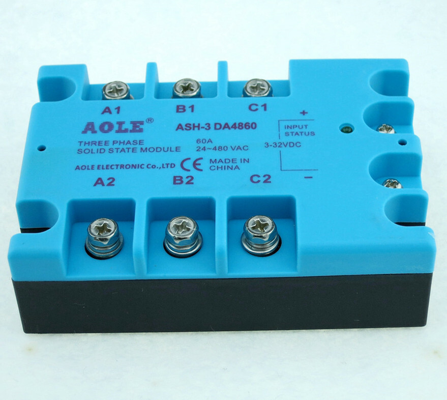 60A DC-AC ASH-3DA4860 three-phase solid state relay TSR-60DA