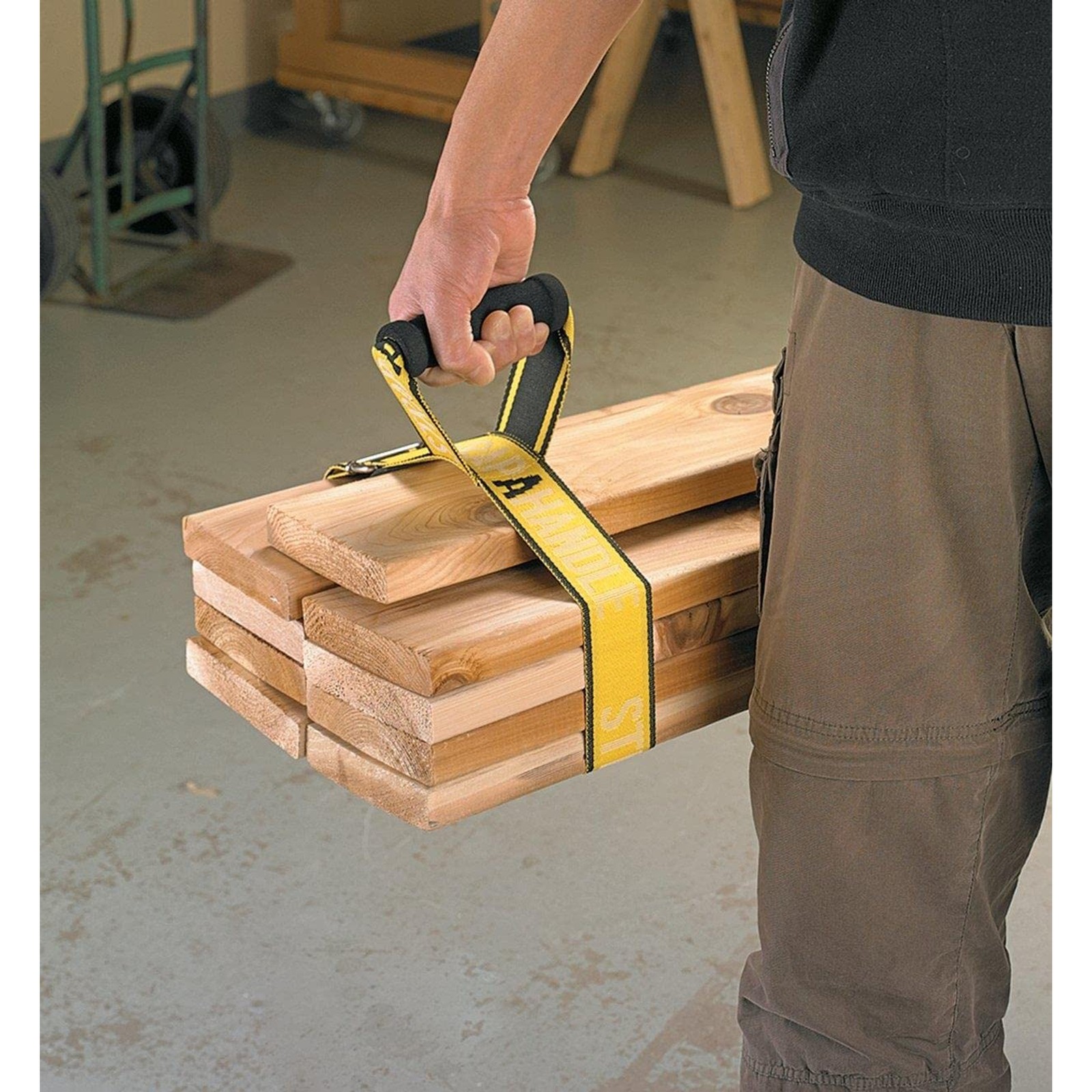 4’ Carry Strap with Handle | Heavy Duty | Adjustable Belt | Easy, Safe, Secure,