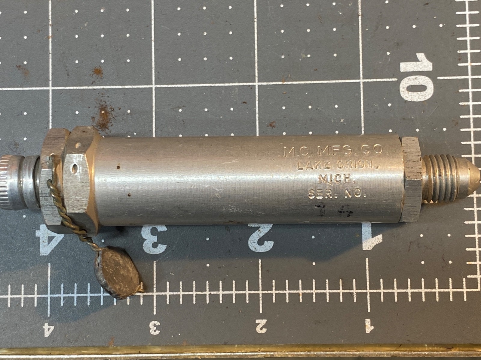 3000psi Stainless steel Relief Valve M.C. Mfg. # MC 6010
