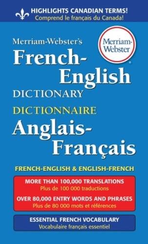 Merriam-Webster's French-English Dictionary - Paperback - VERY GOOD