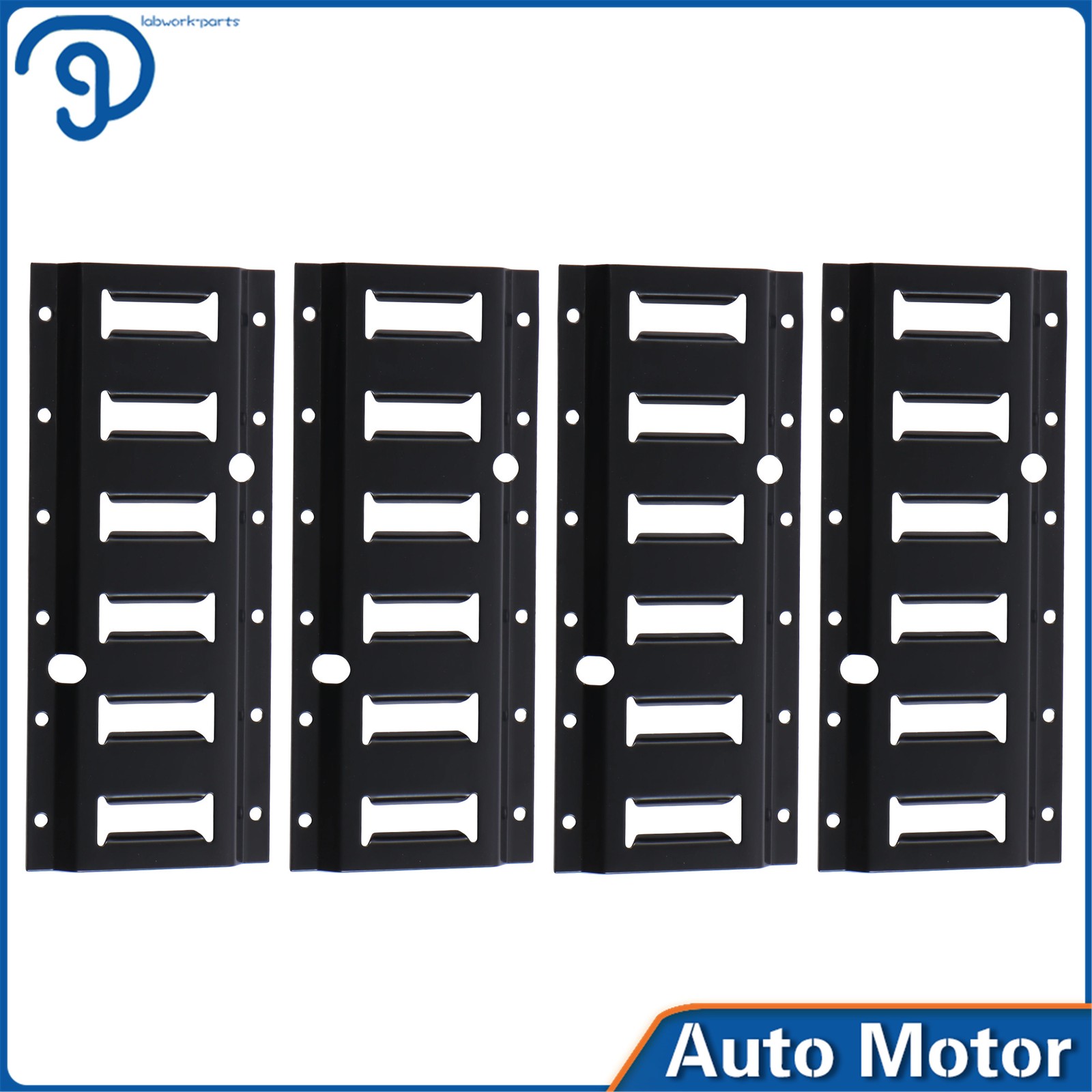 4 Pack E-Tracks 1 Feet Length E Track Tie Down Rails For Cargo Pickup Trucks RV