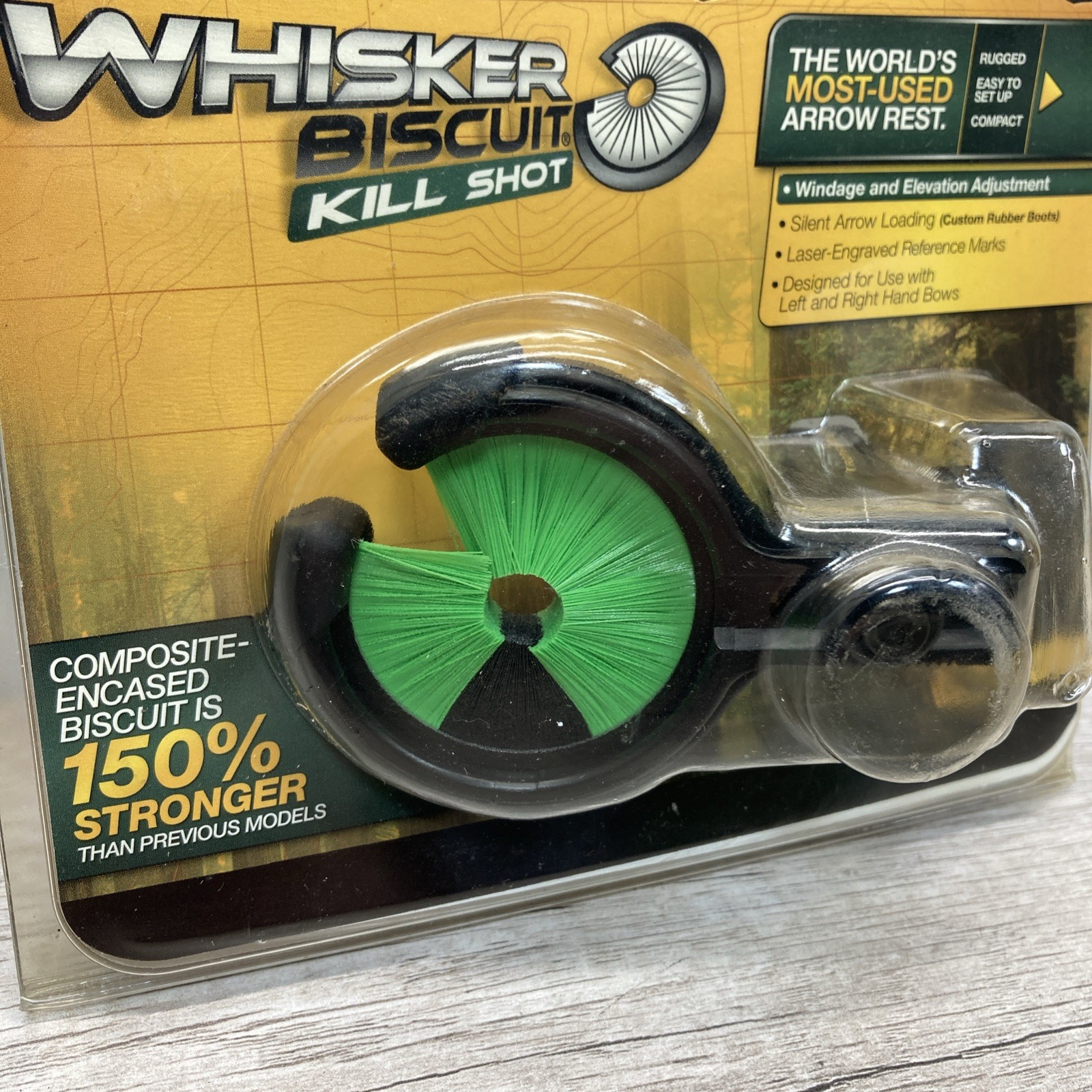 Trophy Ridge Archery Kill Shot Medium Whisker Biscuit Bow Arrow Rest RH/LH