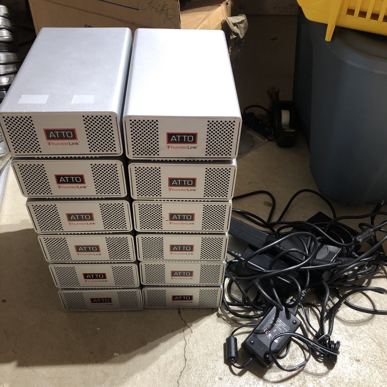 ATTO Thunderlink TLFC-1082-D00 Dual Thunderbolt to 8GB Fibre Channel Lot Of 12