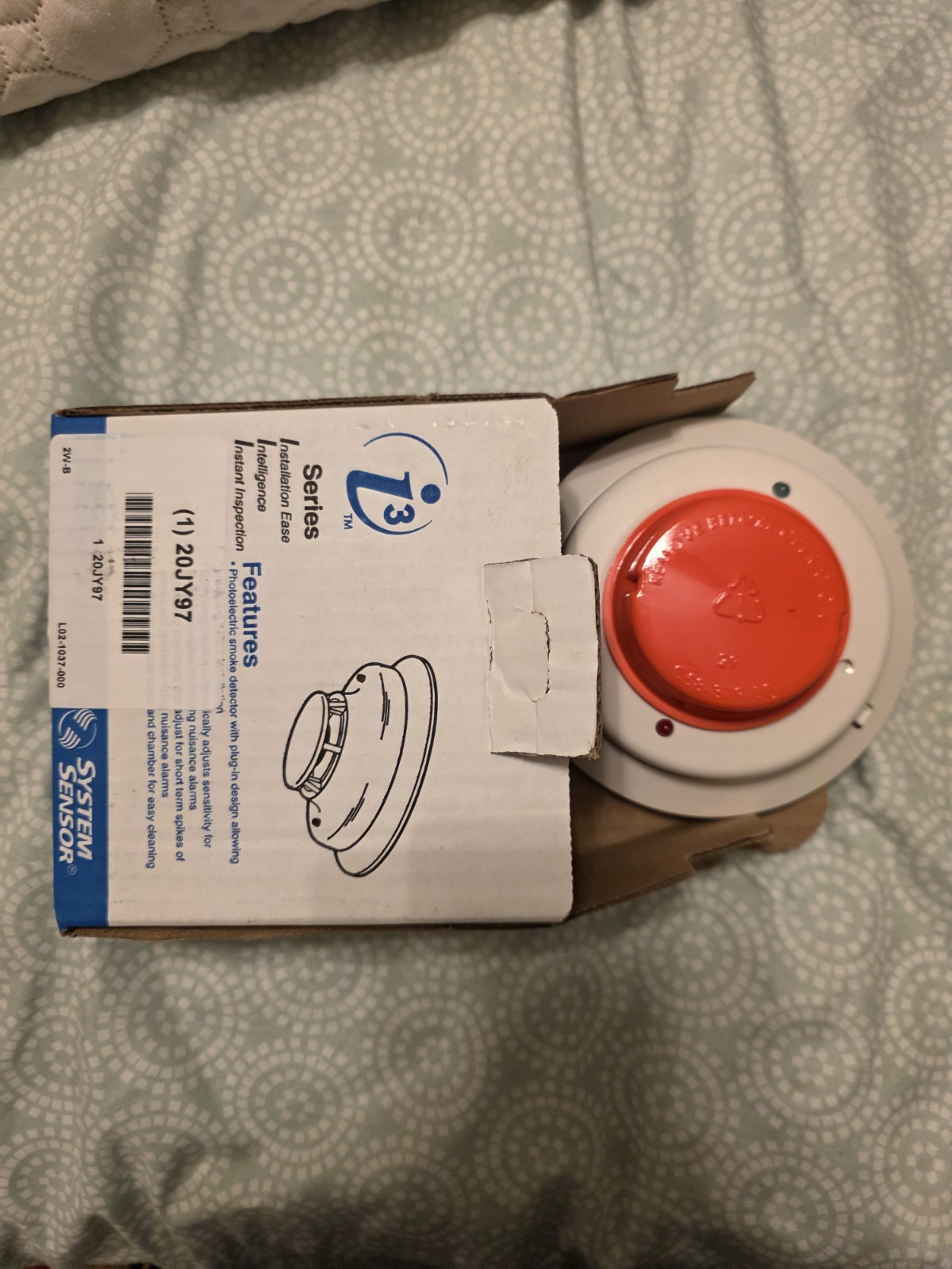 System Sensor 2W-B Photoelectric Smoke Detector w/ Base 12/24 Volt - NEW IN BOX