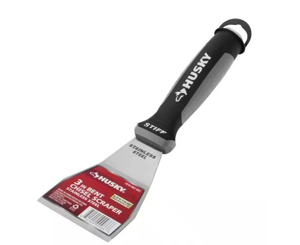 3 in. Bent Extendable Scraper with Stainless Steel Blade