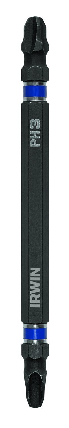 IRWIN 1871069 Impact Performance Double-Ended 4" Screwdriver #3 Phillips Bit