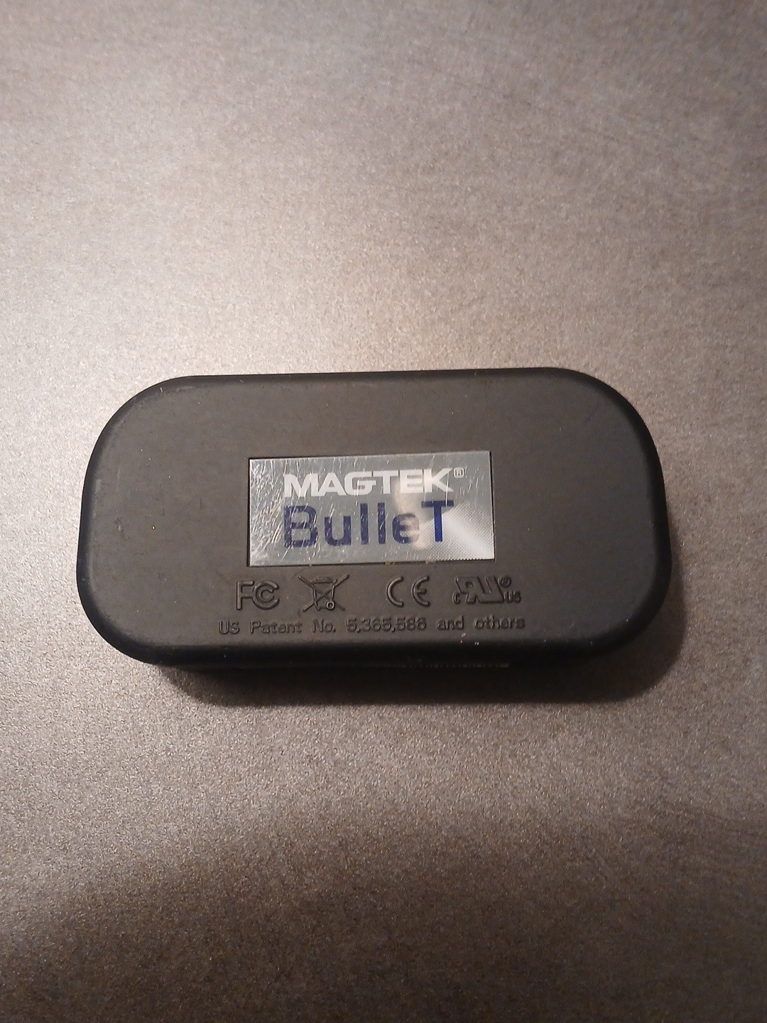 MagTek BulleT 21073098 Bluetooth Secure Card Reader Magnetic Stripe Swipe Reader