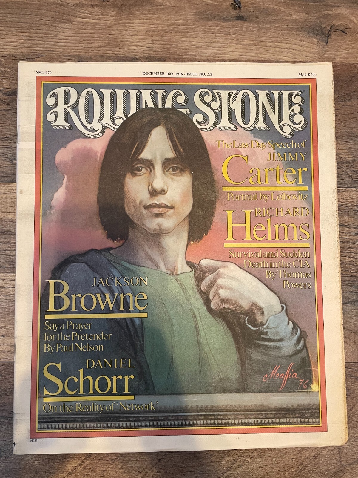 Rolling Stone Magazine Issue 228 Dec 16 1976 Jimmy Carter Jackson Browne Vintage