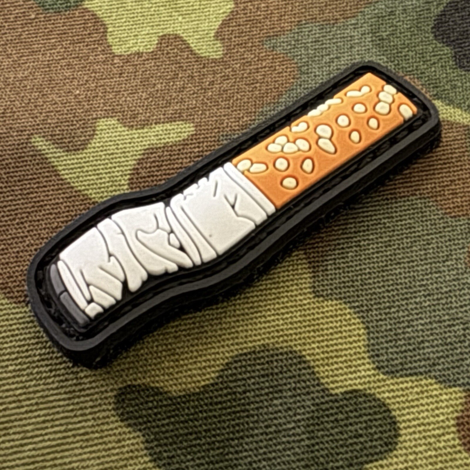 BLACK CANYON SYSTEMS Cowboy Killer Cigarette Butt PVC Morale Patch Hook Back BCS