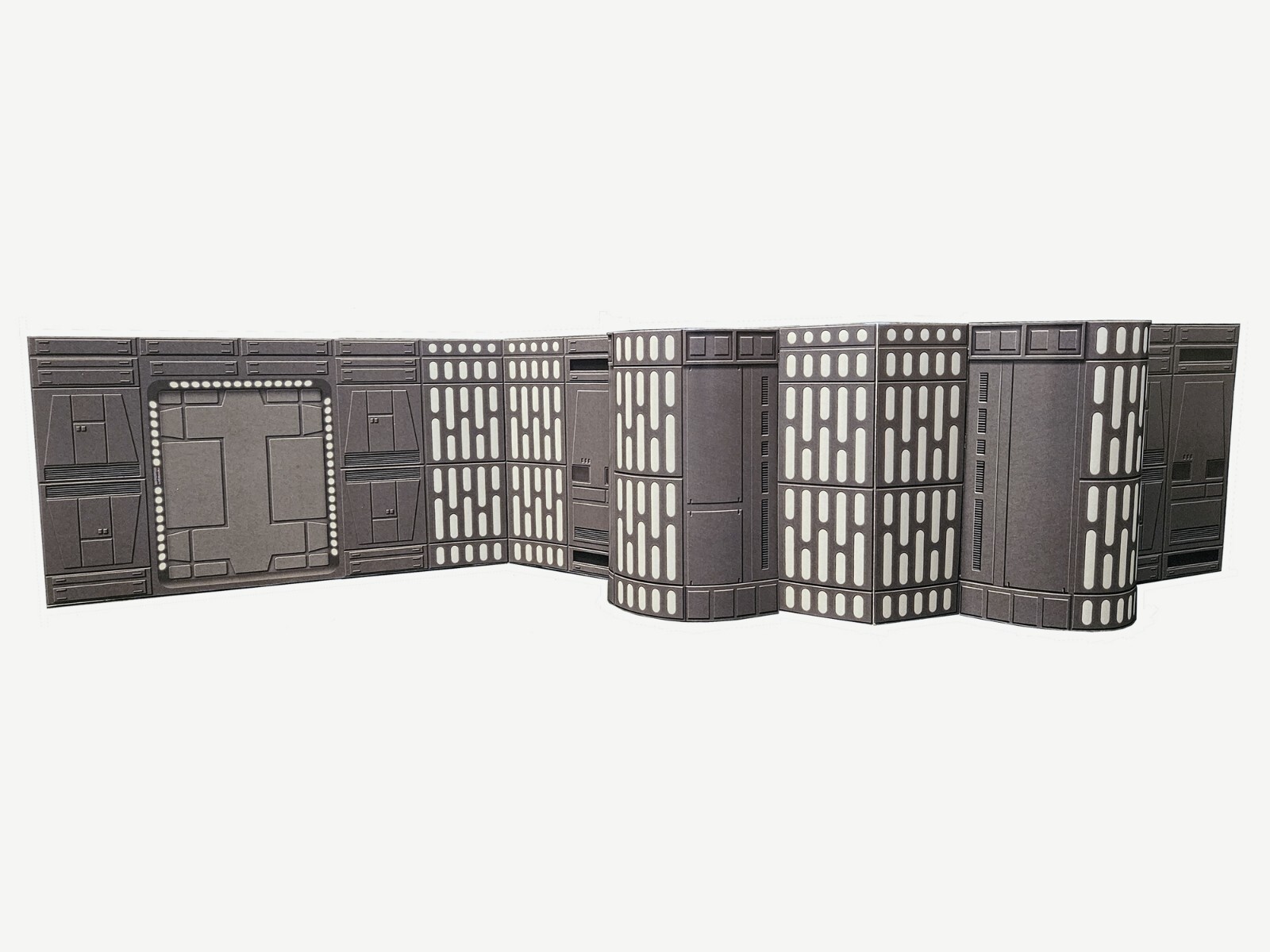 3.75" Death Star Long Hallway Backdrop Star Wars Hasbro Kenner Ships Free