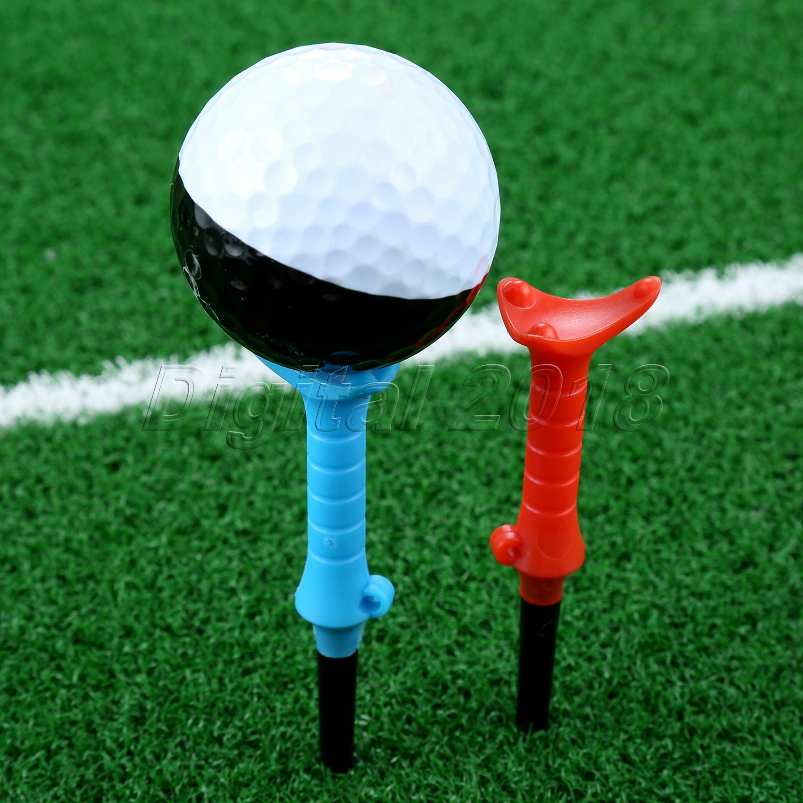 3Pcs Triangle Slope Golf Tees Golf Guide Ball Tees Nails Practice Training Tool