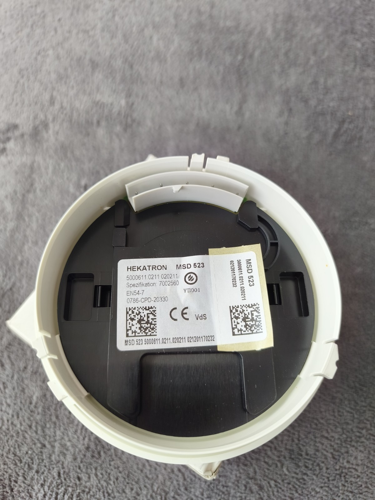 Smoke detector Hekatron MSD523 without base