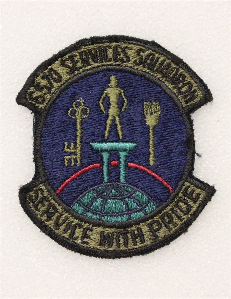 USAF Air Force Patch 4333: 6570th Services Squadron - subdued