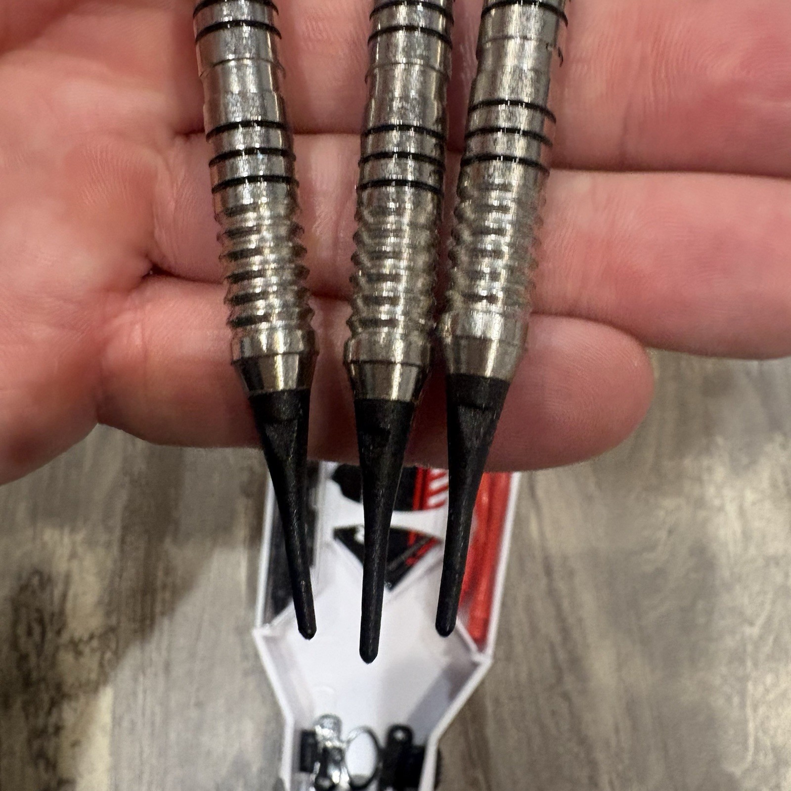 Narwhal Tournament Soft Tip Darts with Nickel Barrell Replacement Flights …