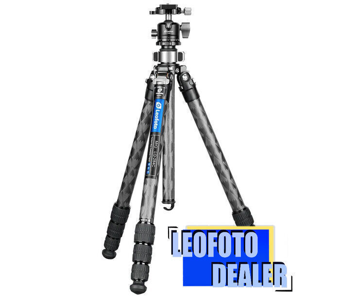 Leofoto LQ-284C Tripod with LH-30 Ball Head Carbon Fiber with Bag