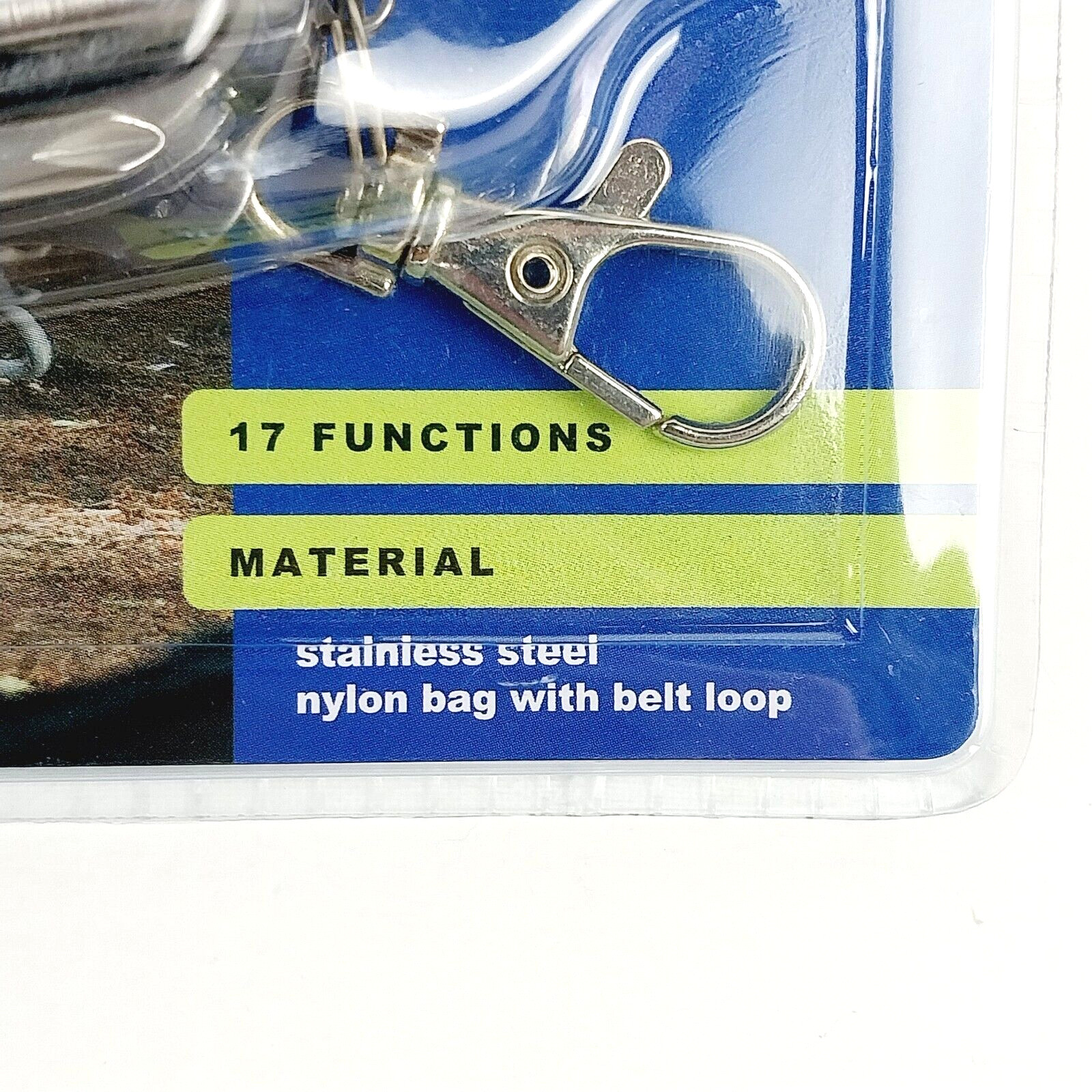 Adventuridge 17-Function Stainless Steel Folding Multi-Tool w/ Nylon Belt Case