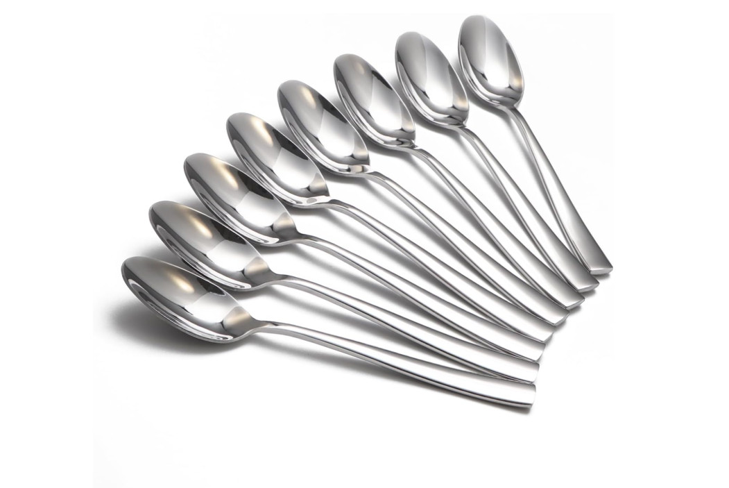 8-Piece Spoons Set, 7 Inch Stainless Steel Teaspoon, Tablespoon, Silverware