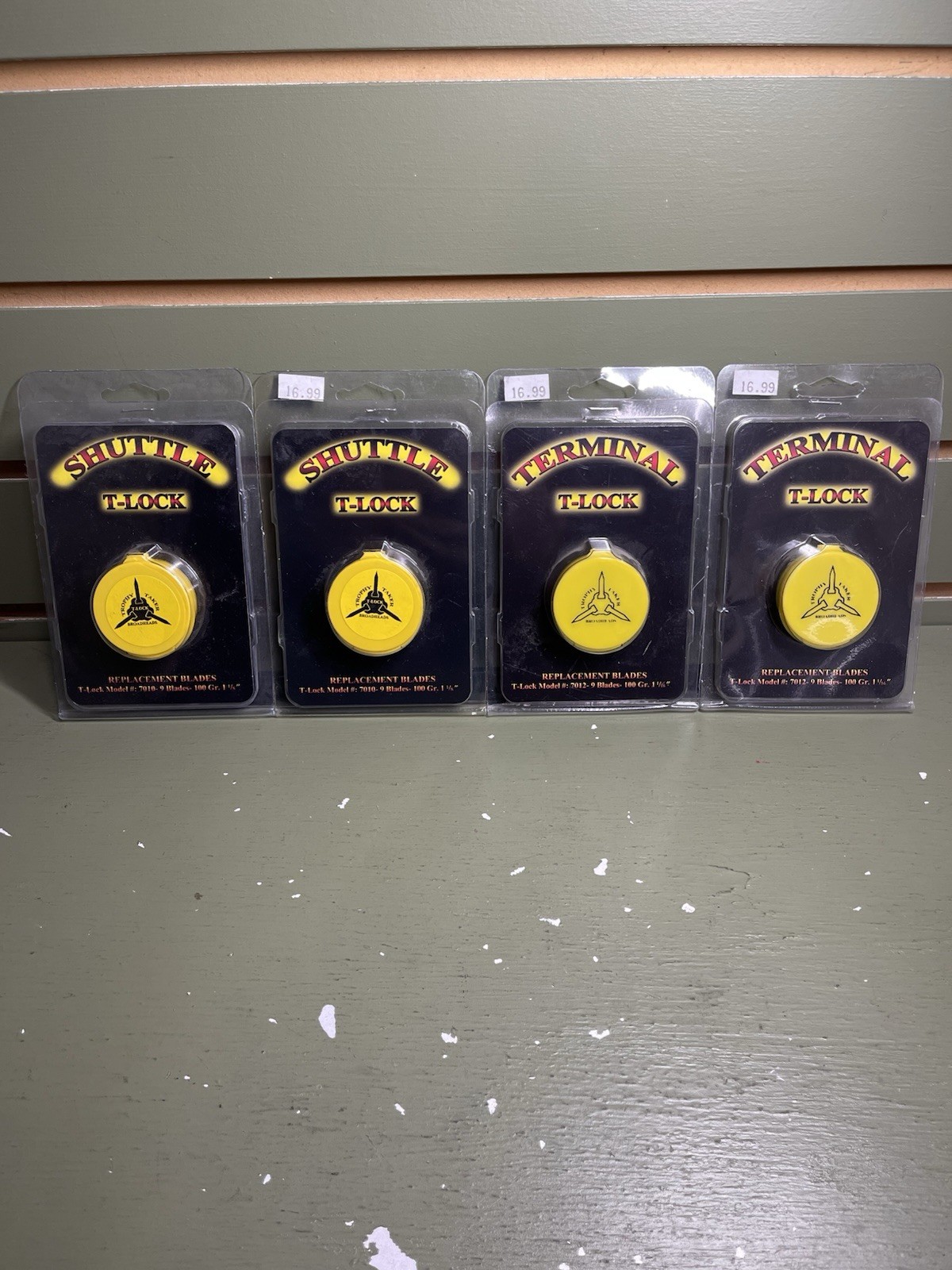 Trophy Taker Shuttle And Terminal T-lock Replacement Blades For #7010 & #7012