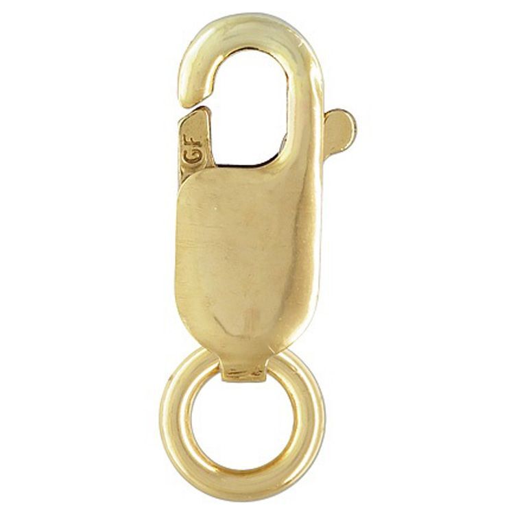 5 pcs 14K Gold Filled 8mm X 3mm Lobster Clasp w/ Jump Ring