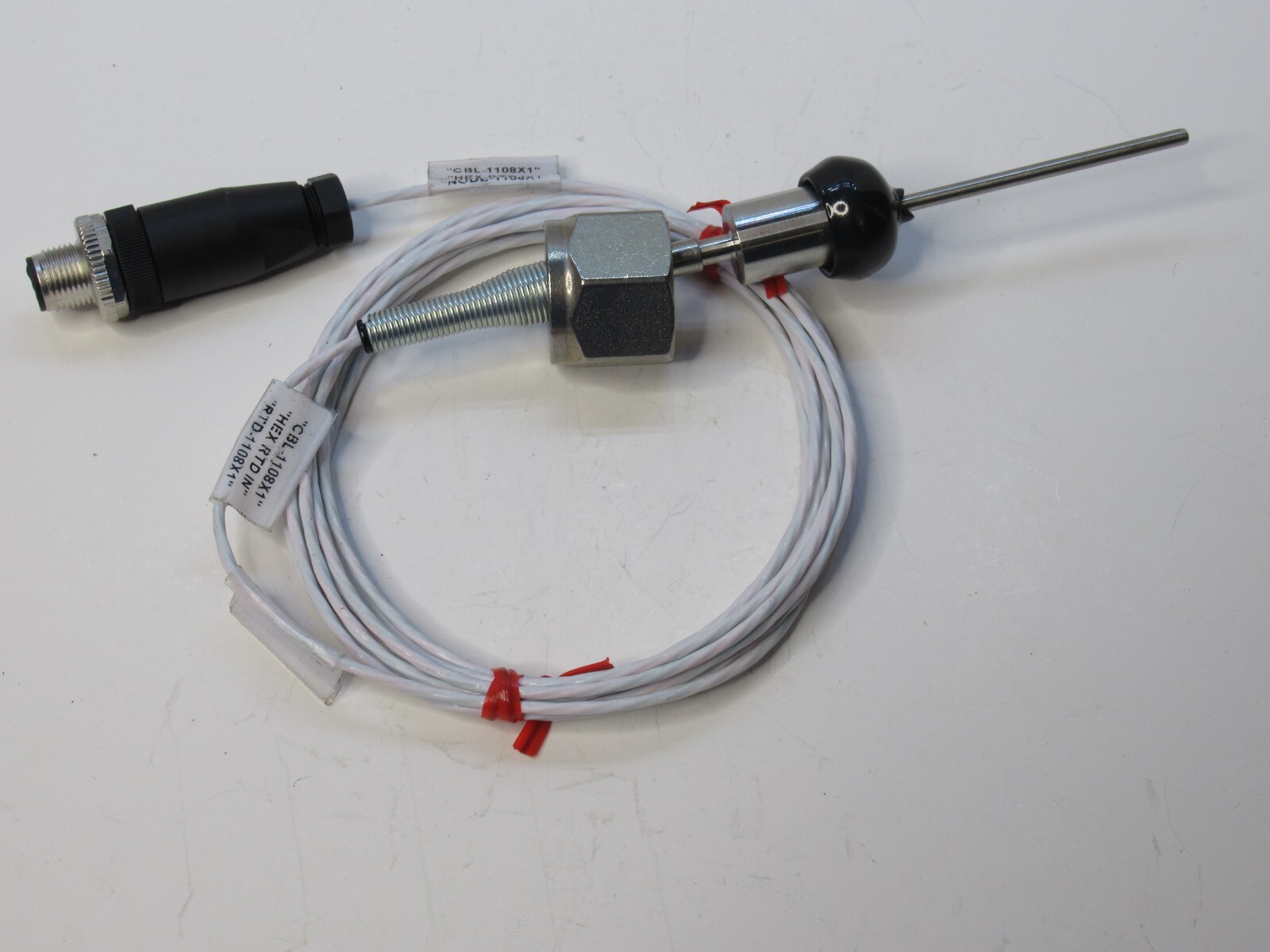 (NEW) NANMAC CBL-1108X1 GT 1028345 Rev A Temperature Probe Assembly