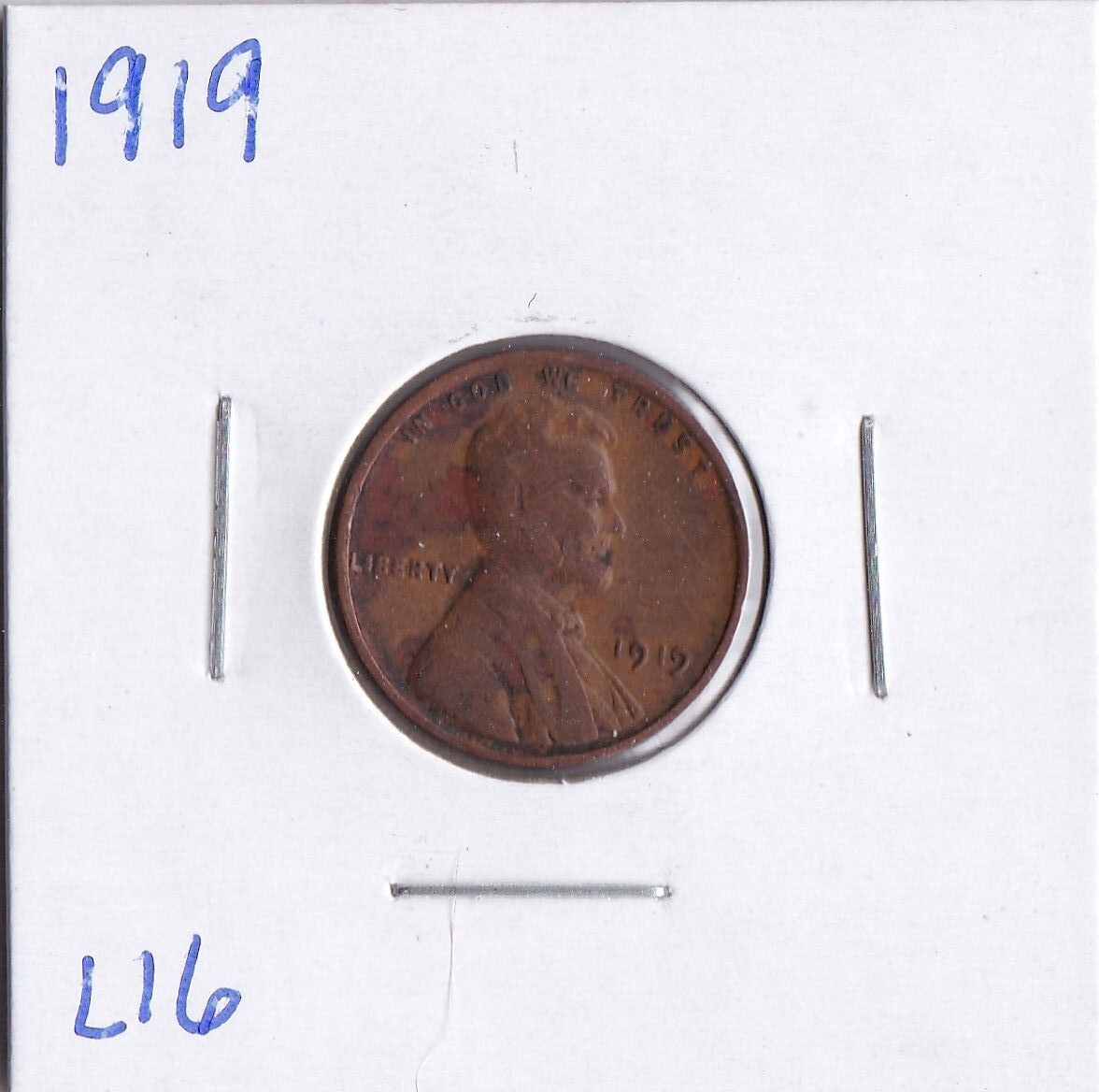 1919 Lincoln Cent  L16
