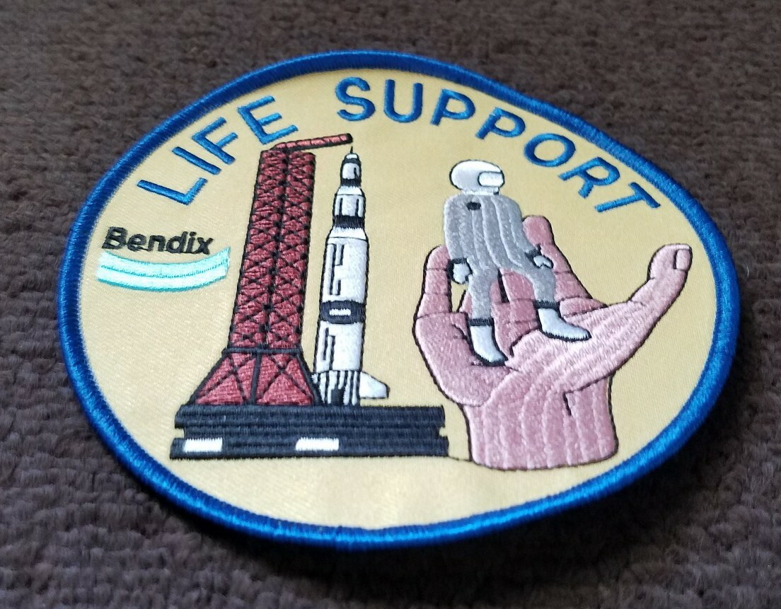 APOLLO NASA AEROSPACE MISSION BENDIX LIFE SUPPORT TEST FLIGHT USAF NASA PATCH