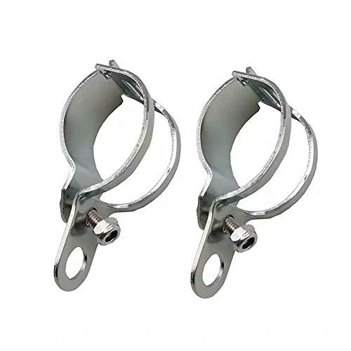 1pair Metal Motorcycle Modified Turn Signal Light Indicator Mount Bracket White