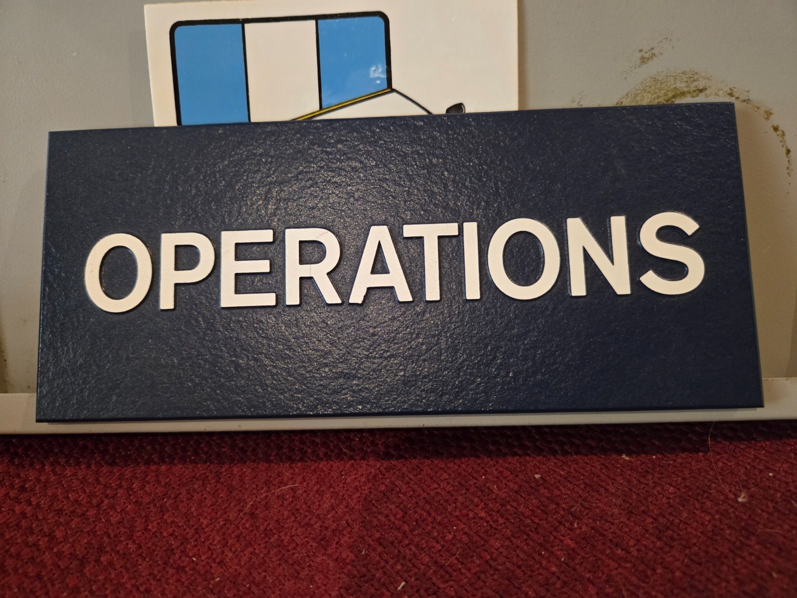 Navy Squadron Operations Sign