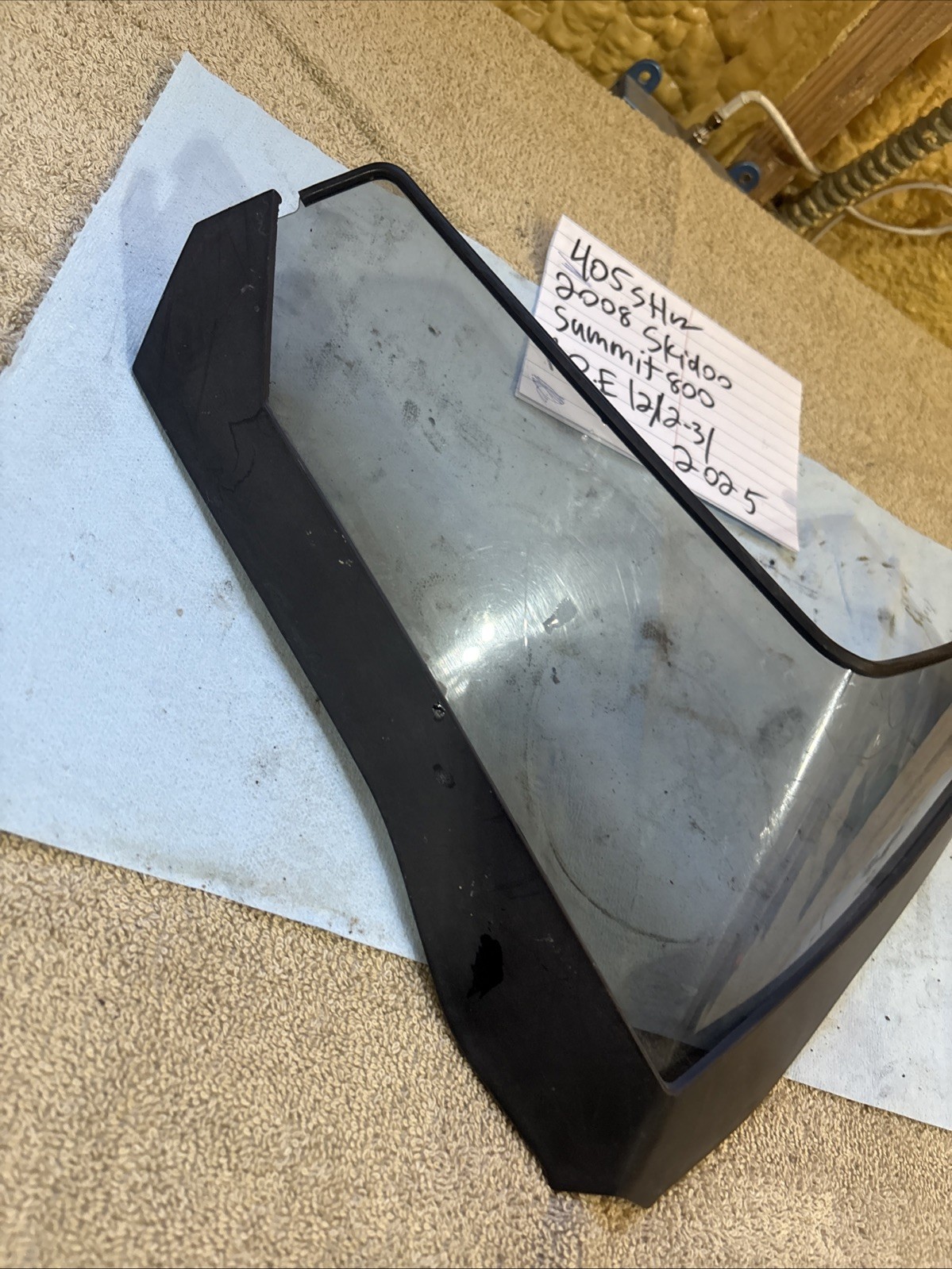 2008 skidoo summit 800 windshield assembly 405