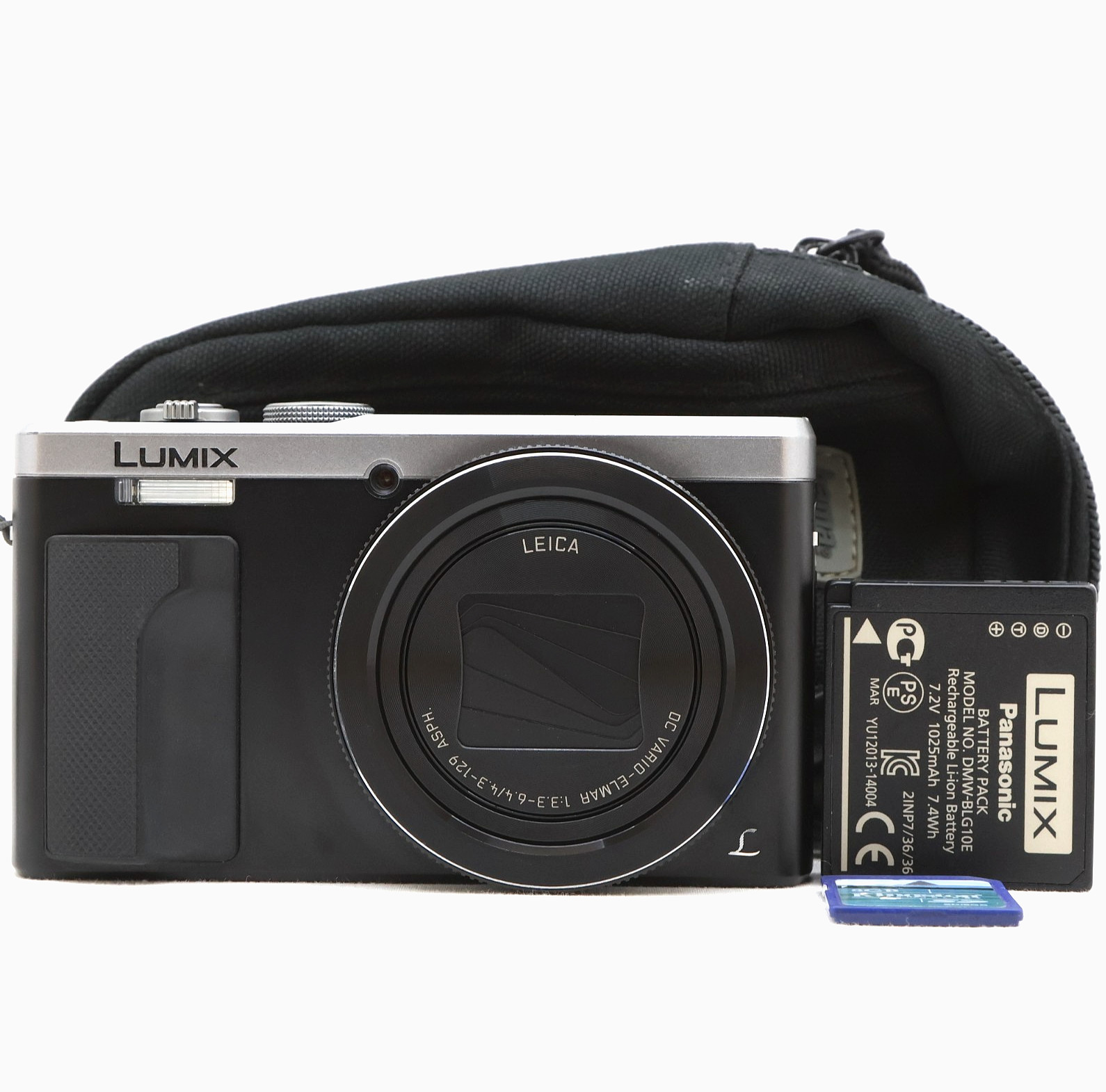 Panasonic Lumix DMC-TZ80 18.1 MP Compact Digital Camera Black Tested Full Kit VG