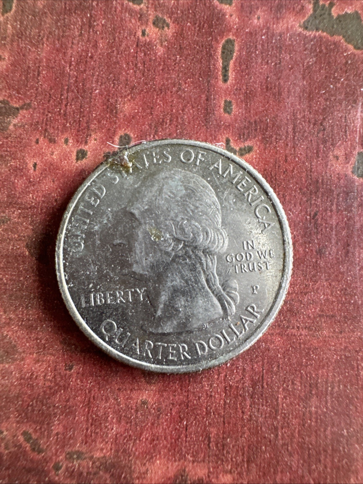 2018 Cumberland Island Quarter with Large Die Chip on Wing
