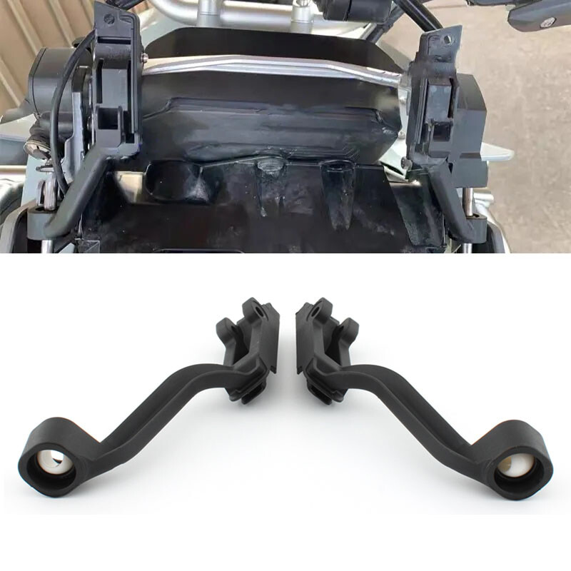 Pair Motorcycle Windscreen Mount Bracket For BMW R1200GS Adventure LC 2014-2019